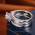 wholesale ladies wedding ring silver diamond engagement ring